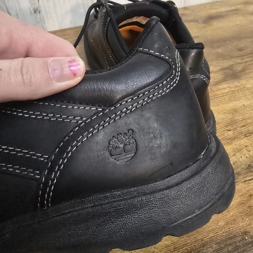 Timberland Earthkeepers 5052A Black Leather Men's Shoes Size 13W